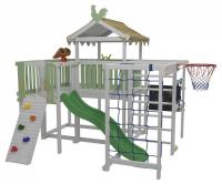 Комплекс игровой ДК3Б, бирюзовый, серый фото Комплекс игровой ДК3Б, бирюзовый, серый. Фото №1