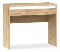 Стол туалетный Virginia НМ 011.08, Белый Скандинавский/Дуб Бунратти. Фото №1