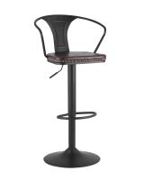 Стул барный TOLIX ARMS SOFT черный матовый фото Стул барный TOLIX ARMS SOFT черный матовый