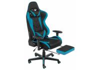 Стул Kano черное / голубое фото Стул Kano черное / голубое. Фото №1