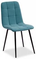 Стул CHILLY MAX  Велюр/металл , 45 х 59 х 88 см , темно-бирюзовый 22/черный  (поставляется по 2 шт) фото Стул CHILLY MAX  Велюр/металл , 45 х 59 х 88 см , темно-бирюзовый 22/черный  (поставляется по 2 шт). Фото №1