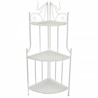 Этажерка угловая Secret De Maison 003 стальной сплав, 36х36х120см, butter white Этажерка угловая Secret De Maison 003 стальной сплав, 36х36х120см, butter white