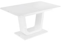 Стол стеклянный Vlinder 140 super white фото Стол стеклянный Vlinder 140 super white. Фото №1