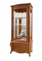 Шкаф с витриной Луиза ММ-257-10/01 фото Шкаф с витриной Луиза ММ-257-10/01