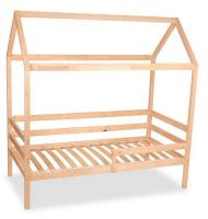 Кровать-домик Polini Kids Simple, коричневый. Фото №1