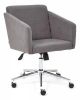 Кресло MILAN хром флок , серый, 29