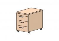 Тумба с ящиками ДСП Европа Лайт