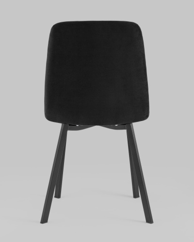 Стул Oliver Square велюр черный. Фото №6