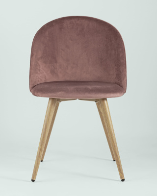 Стул Лион велюр с ромбами розовый фото Стул Лион велюр с ромбами розовый. Фото №5