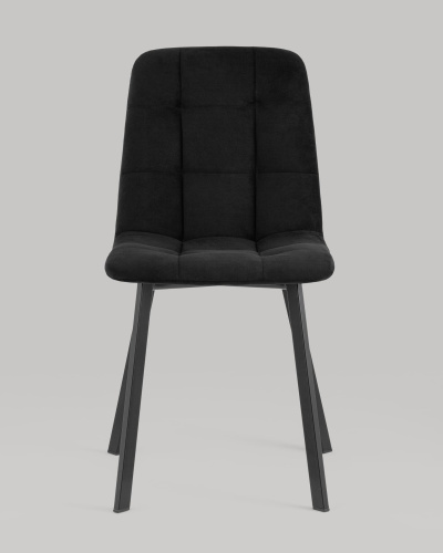 Стул Oliver Square велюр черный. Фото №5