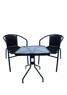 Комплект садовый "Бистро" BISTRO с коричневыми подушками. Фото №5