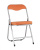 Стул складной ДЖОН металлик, оранжевый фото Стул складной ДЖОН металлик, оранжевый. Фото №1