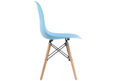 Стул деревянный Eames PC-015 blue. Фото