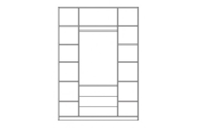 Шкаф четырехстворчатый Силуэт. Фото №3