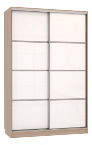 Гранд 2-600 (полки справа)* дуб млечный/белый. Фото №1