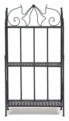 Этажерка Secret De Maison 002, сплав металла/аллюмиий, 59х30х118см, черный фото Этажерка Secret De Maison 002, сплав металла/аллюмиий, 59х30х118см, черный. Фото №2