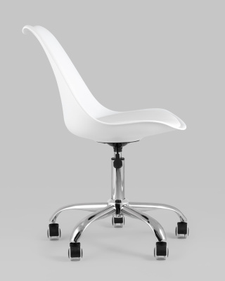 Стул офисный BLOK NEW пластиковый белый. Фото