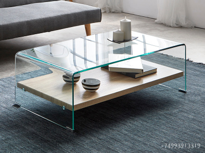 Журнальный стол DUPEN CT-225 Прозрачный фото Журнальный стол DUPEN CT-225 Прозрачный. Фото №4