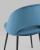 Стул Меган велюр пыльно-синий фото Стул Меган велюр пыльно-синий. Фото №8