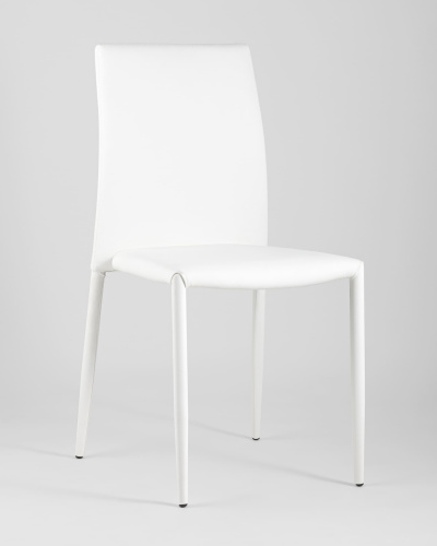 Стул ABNER экокожа белый. Фото №3