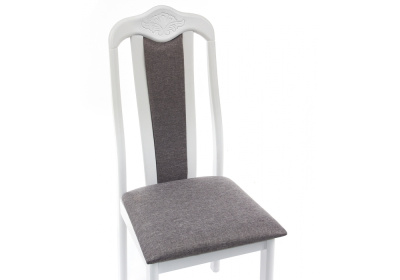 Стул деревянный Aron Soft white / light grey. Фото №3