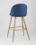 Стул барный Лион синий шенилл. Фото №6
