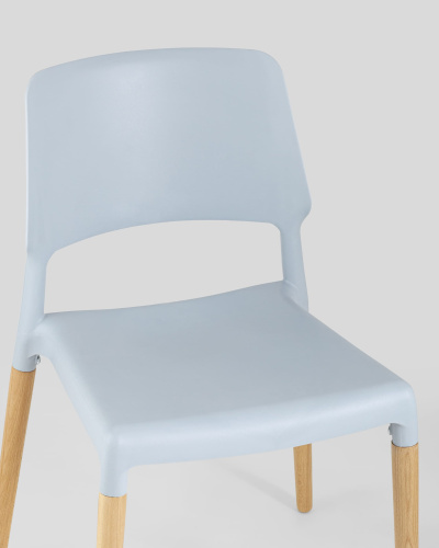 Стул BISTRO серо-голубой. Фото №9