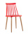 Стул Морган пластиковый красный фото Стул Морган пластиковый красный. Фото №1