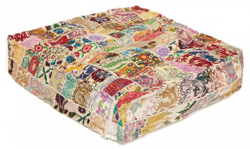 Модуль мягкий Secret De Maison FANCY(mod. MA-107) cotton patchwork, 80х80х20см, этнический Patchwork. Фото №1