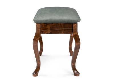 Банкетка Лусте орех / зеленая. Фото №3