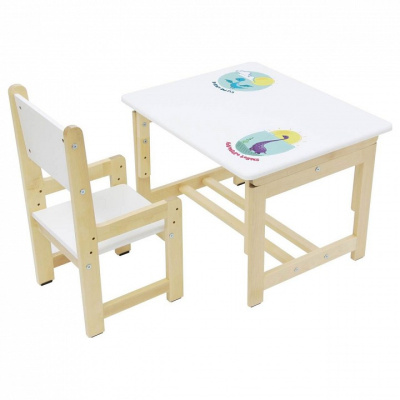 Набор учебный Polini kids Eco 400 SM, белый. Фото №3