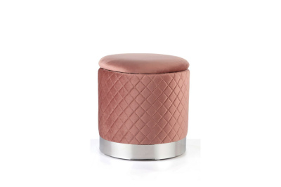 Пуф FS-006-40SV пепельно розовый. Фото