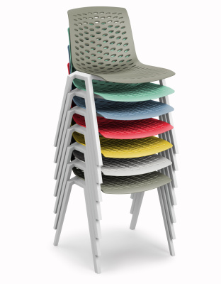 Стул Lux-4 каркас белый. Фото №2