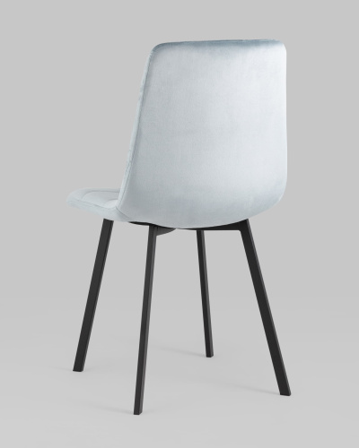 Стул Chilly велюр серо-голубой. Фото №7