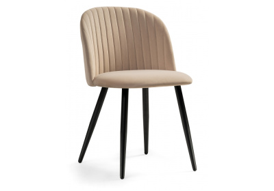 Стул Gabi 1 dark beige / black фото Стул Gabi 1 dark beige / black. Фото №2