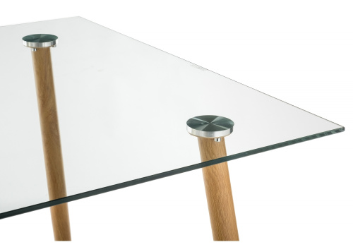 Стол стеклянный Rober wood. Фото №7