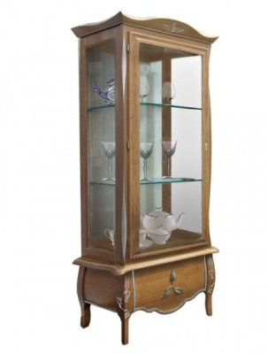 Шкаф с витриной Трио ММ-279-01(-01) фото Шкаф с витриной Трио ММ-279-01(-01). Фото №2