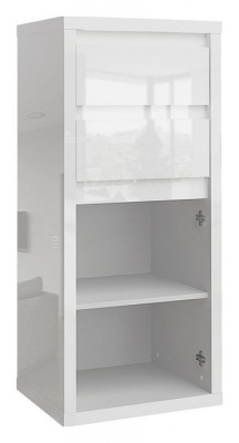 Норден СТЛ.413.04 Комод  с 2-мя ящиками и дверью Белый. Фото №2