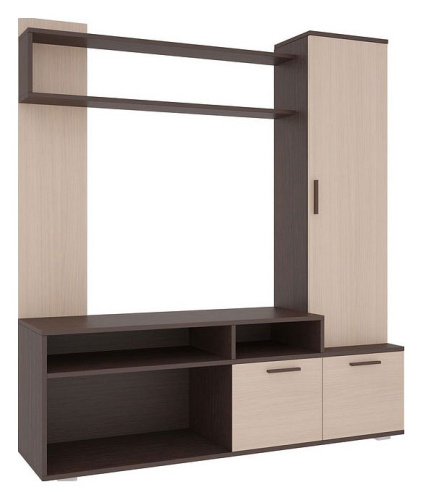 Лаура Мини-стенка Венге/дуб млечный. Фото №1