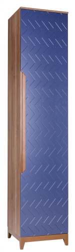 Шкаф одностворчатый универсальный Сканди 60 см Сапфир. Фото №1