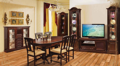 Шкаф с витриной Фальконе ГМ 5152. Фото