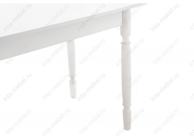 Стол деревянный Вуди белый глянец фото Стол деревянный Вуди белый глянец. Фото №3