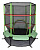 Батут AL-140 1400 мм, зеленый, черный