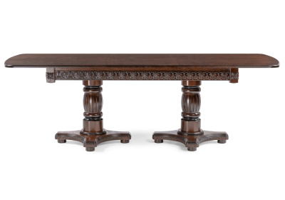 Стол деревянный Морнит 180(240)х100 орех темный / орех. Фото №3