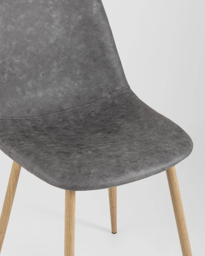 Стул Валенсия винтаж серый. Фото №9