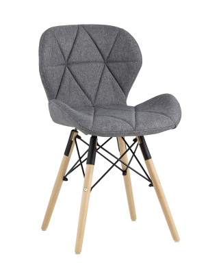 Стул Бон рогожка темно-серый. Фото №2