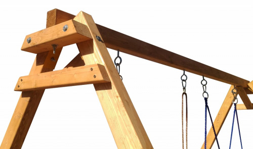 Качели детские Р911-2, коричневый фото Качели детские Р911-2, коричневый. Фото №5