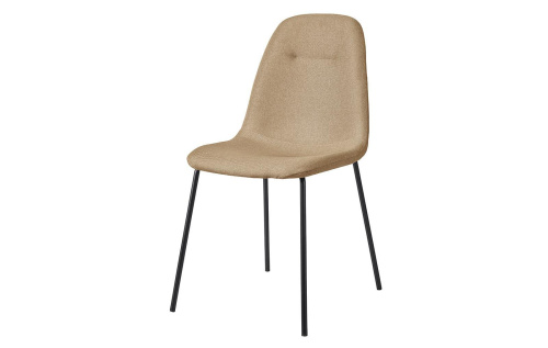 Стул C-1101 бежевый/матовый черный. Фото №10