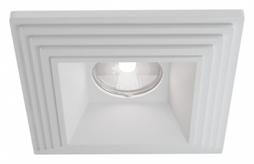 Встраиваемый светильник Maytoni Gyps Modern DL005-1-01-W. Фото №1