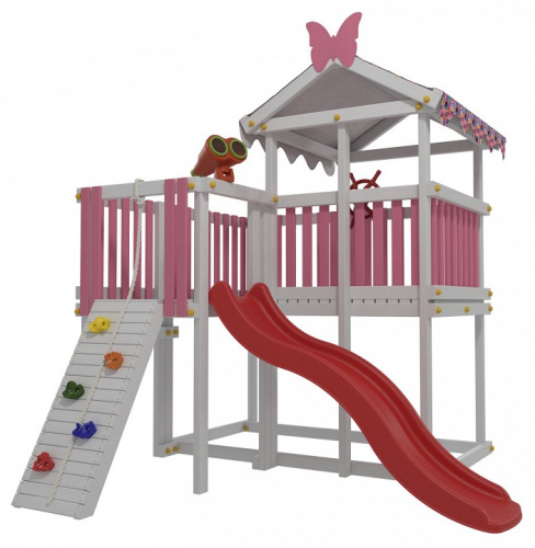 Комплекс игровой ДК4Р, розовый, серый. Фото №7
